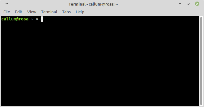 Default terminal